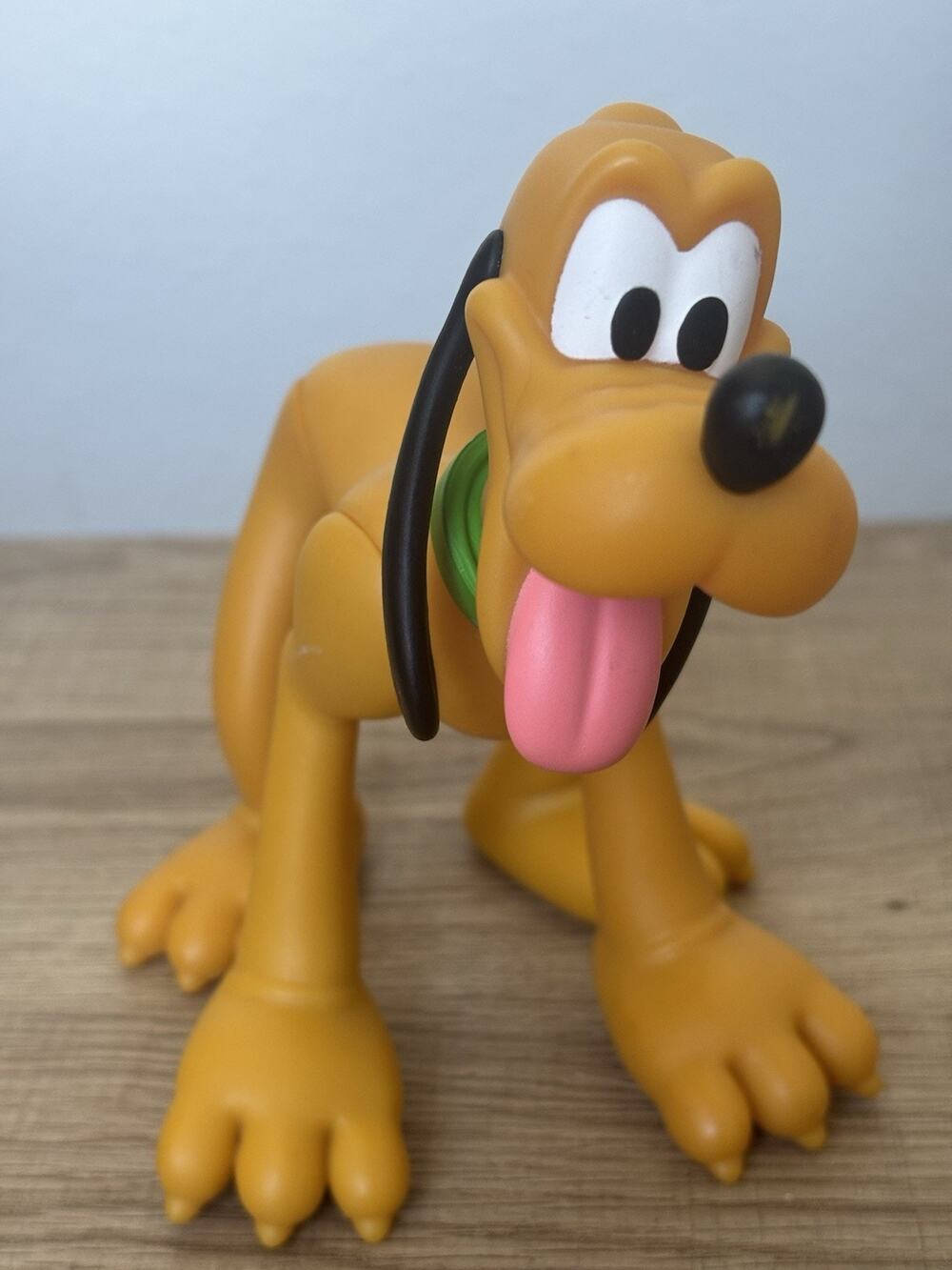 Disney Pluto Figure Toy PVC Poseable Collectible Missing Tail Pre-Owned